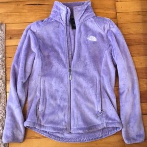North Face Women’s Furry Fleece Full ZIP in Purple